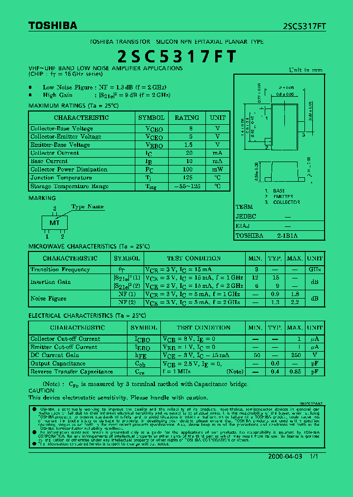 2SC5317FT_292332.PDF Datasheet