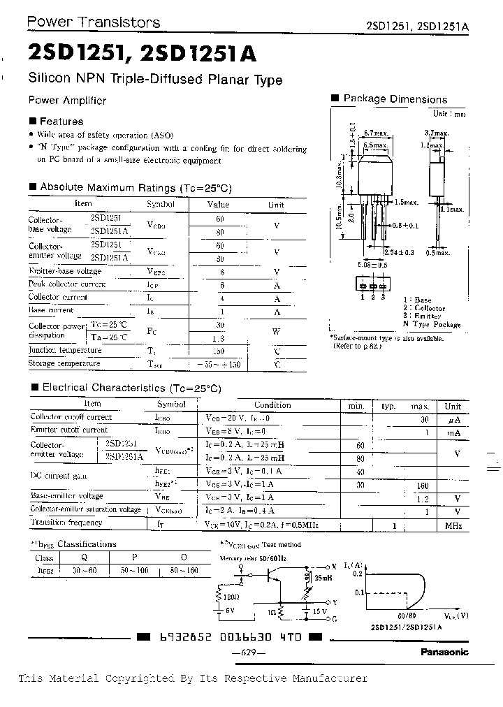 2SD1251A_277414.PDF Datasheet