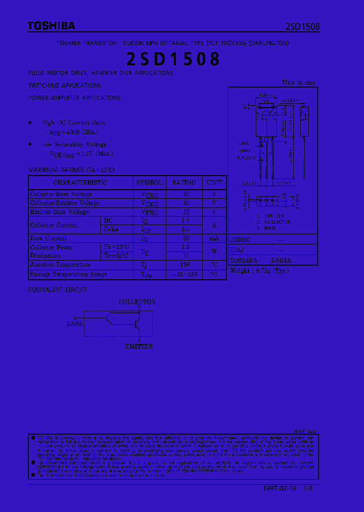2SD1508_286276.PDF Datasheet