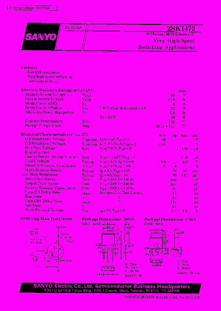 2SK1472_300900.PDF Datasheet