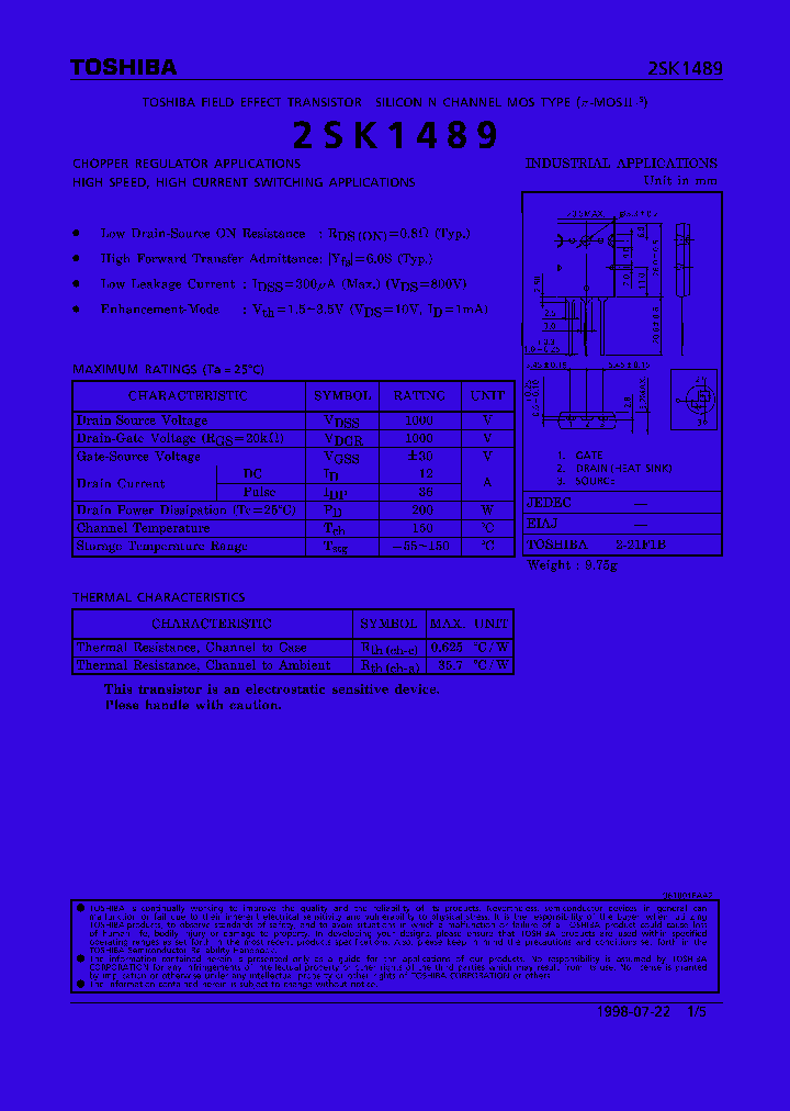2SK1489_267438.PDF Datasheet