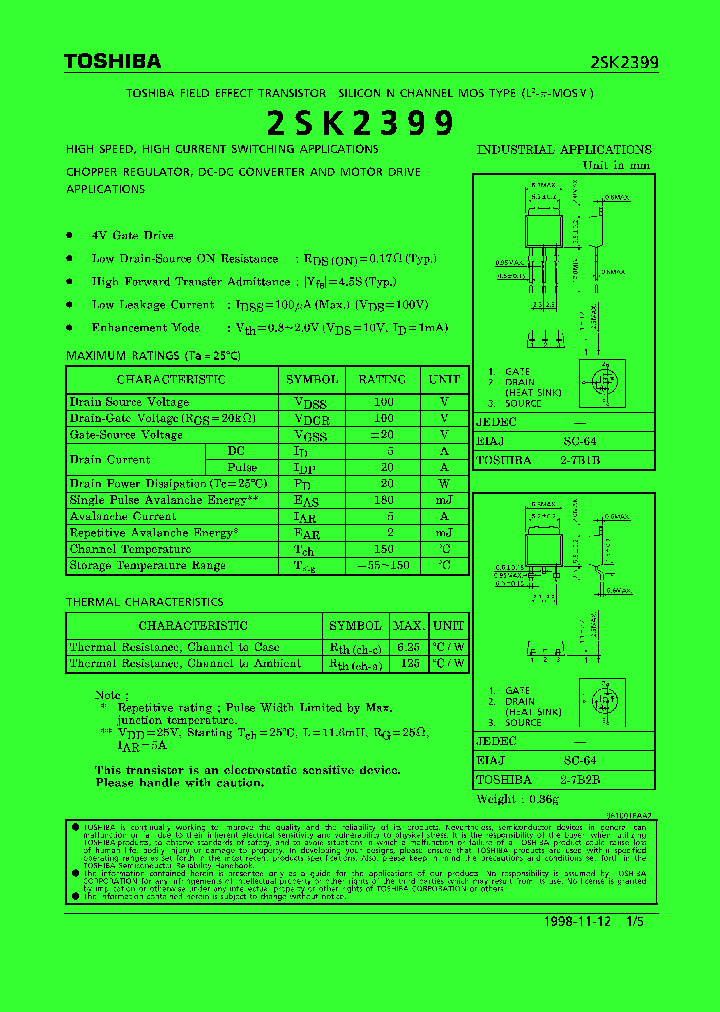 2SK2399_265151.PDF Datasheet