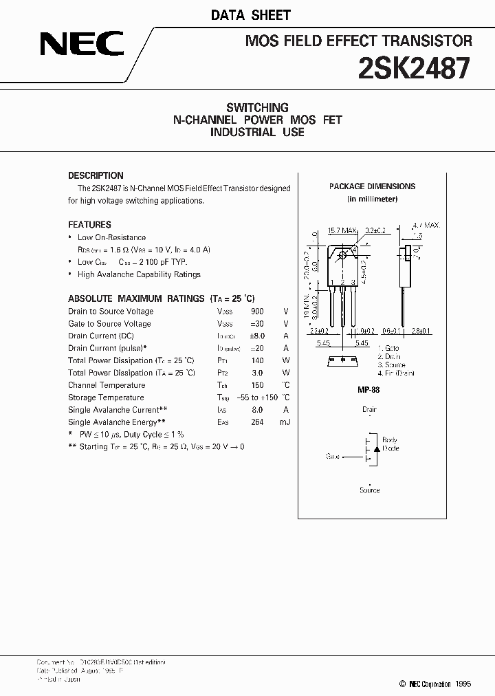 2SK2487_248142.PDF Datasheet