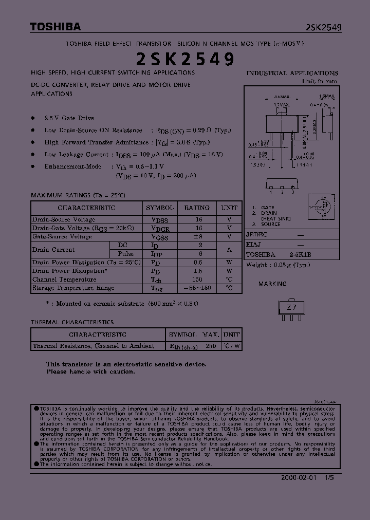 2SK2549_287939.PDF Datasheet