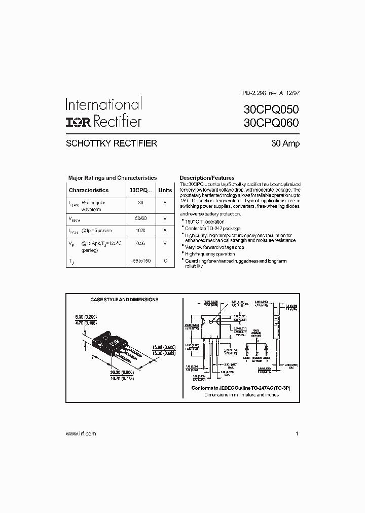 30CPQ050_273653.PDF Datasheet