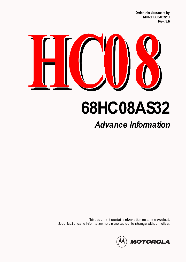 68HC08AS32_279933.PDF Datasheet