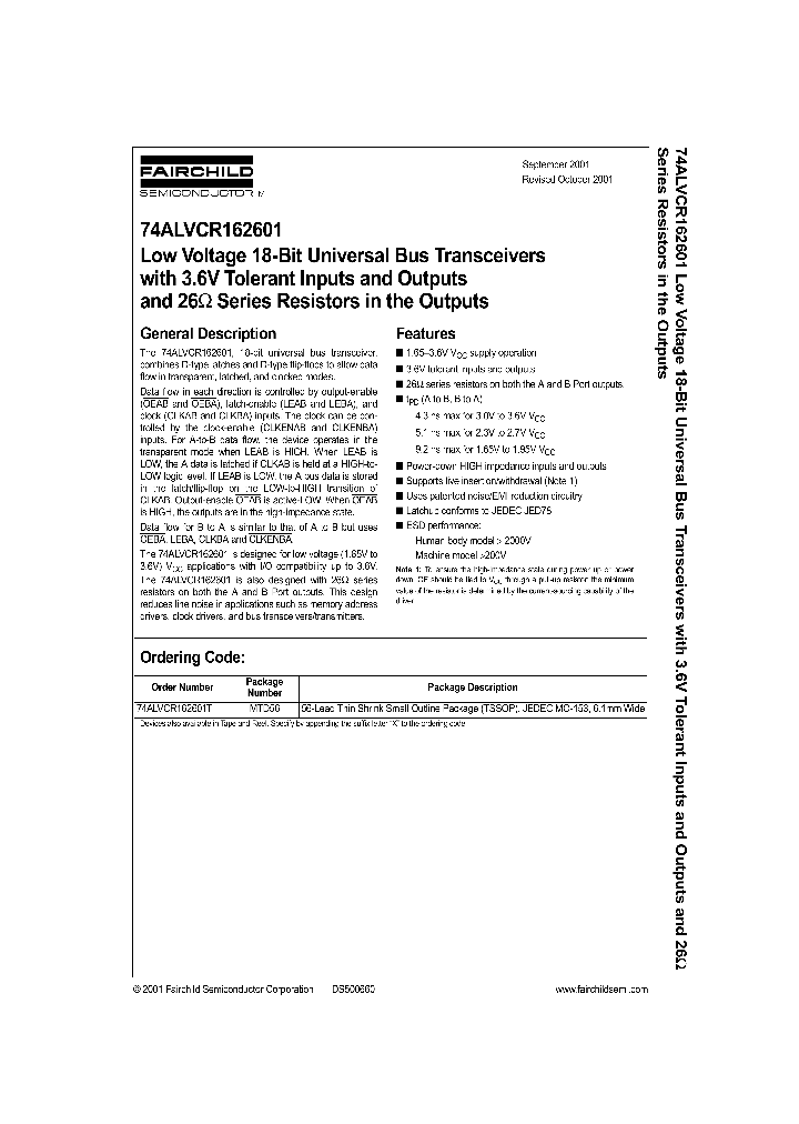 74ALVCR162601_288942.PDF Datasheet