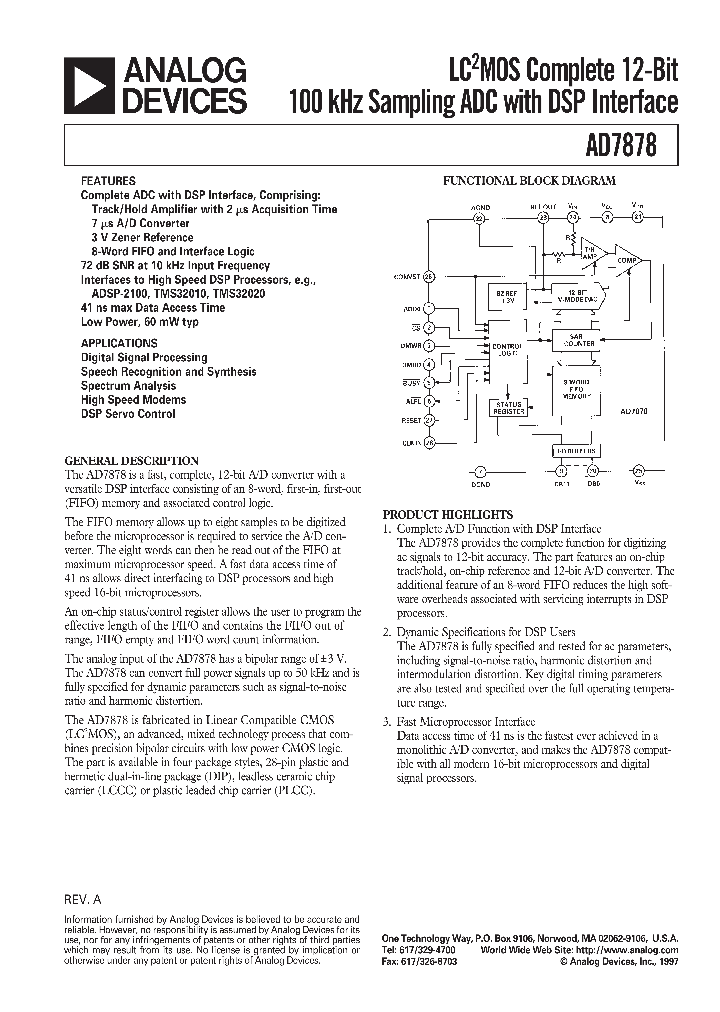 AD7878_275134.PDF Datasheet