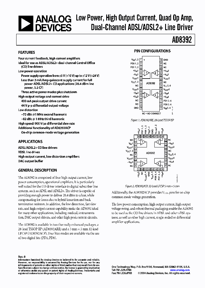 AD8392_265325.PDF Datasheet