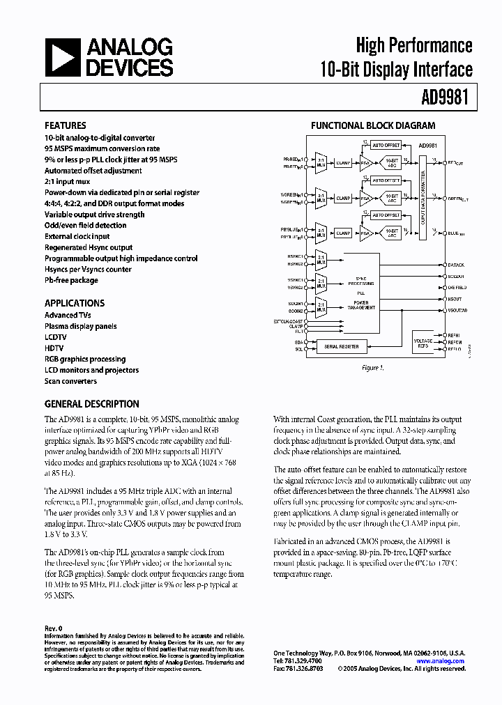 AD9981_294154.PDF Datasheet