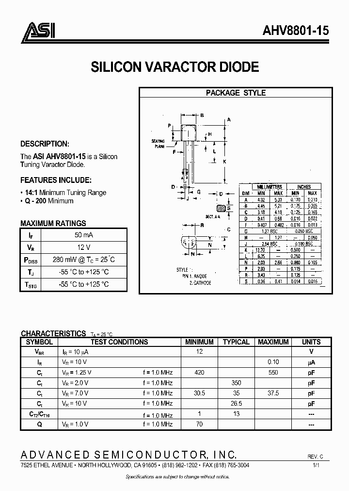 AHV8801-15_287725.PDF Datasheet