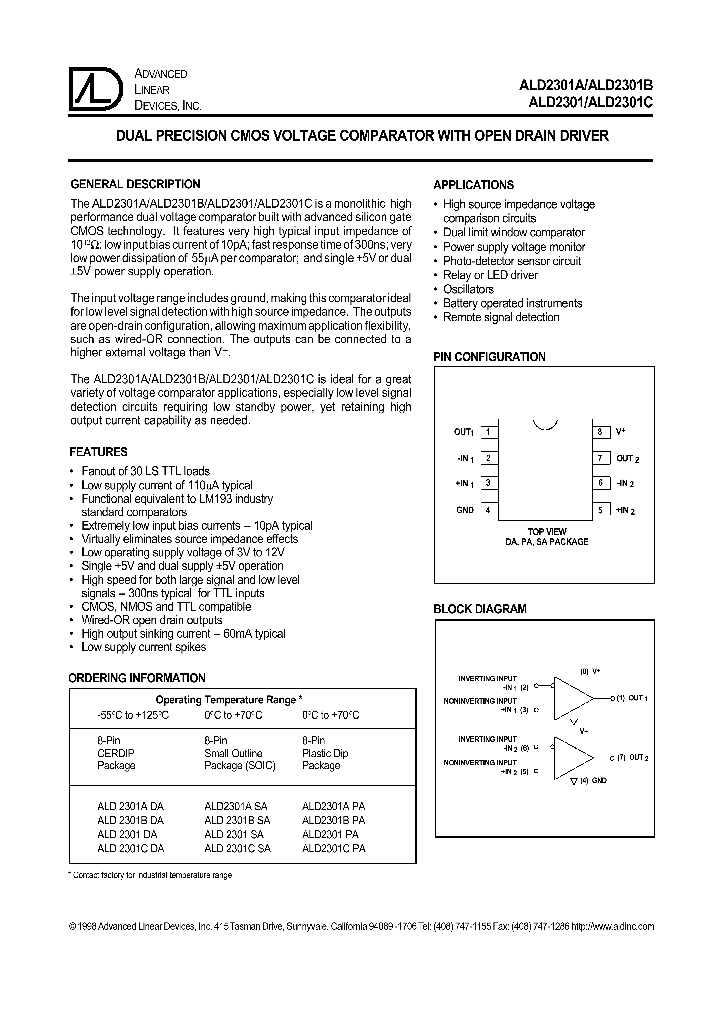 ALD2301B_243463.PDF Datasheet