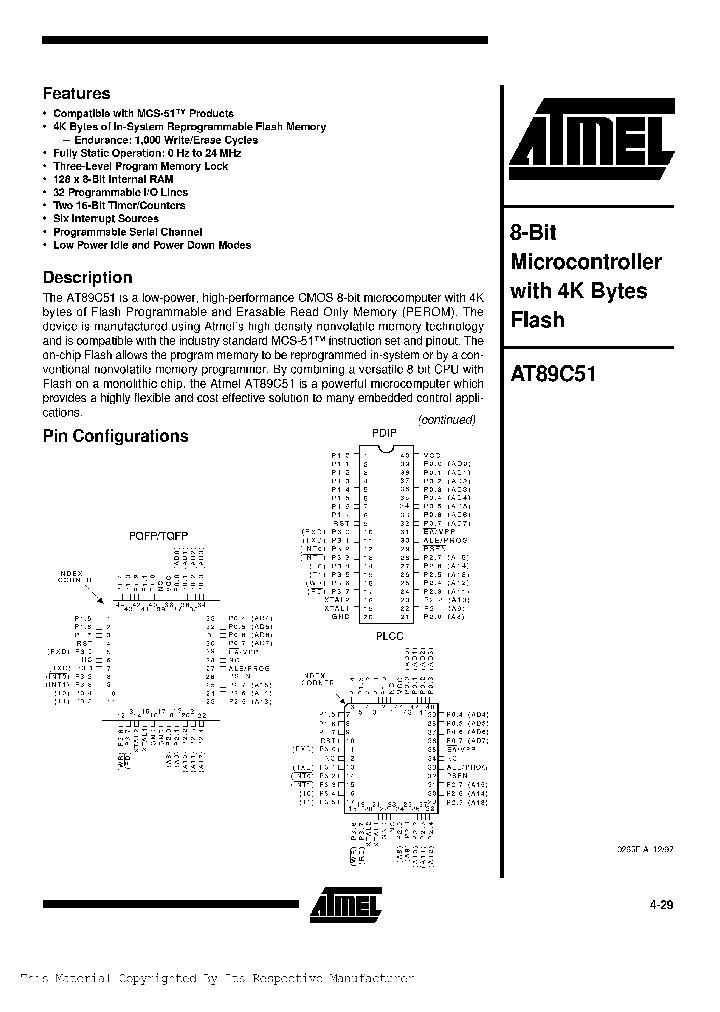 AT89C51-12AANBSP_250821.PDF Datasheet