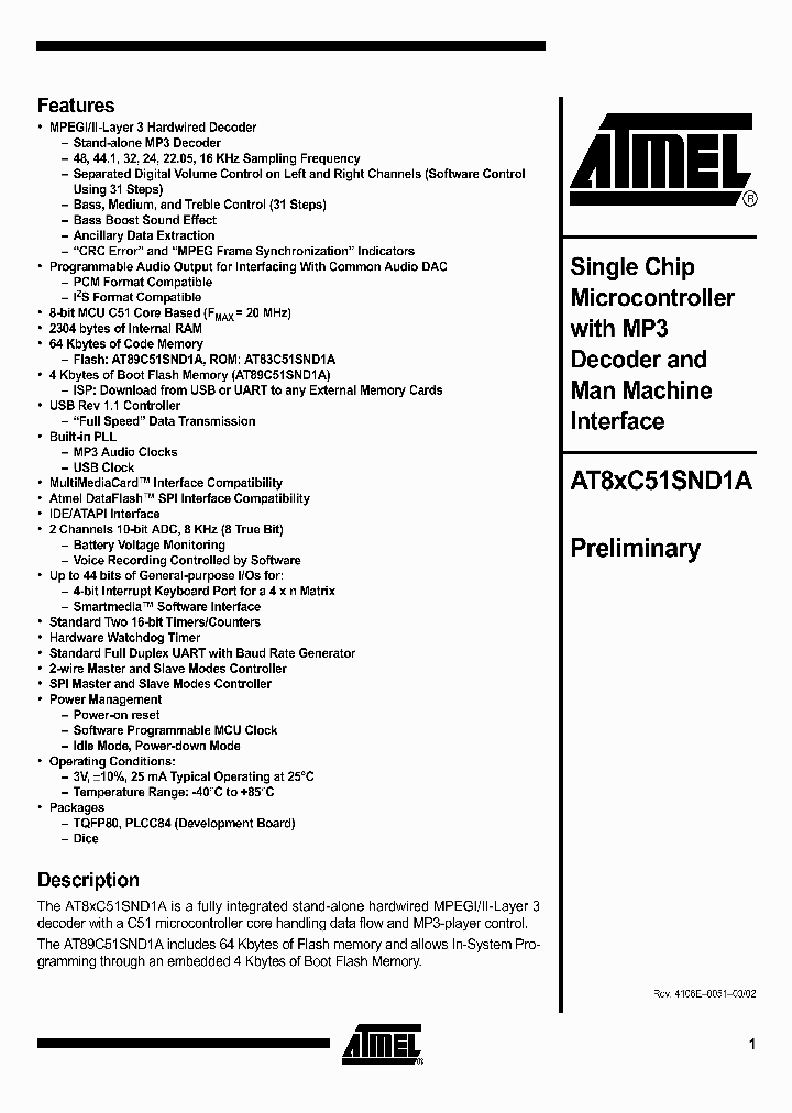 AT89C51SND1_250820.PDF Datasheet