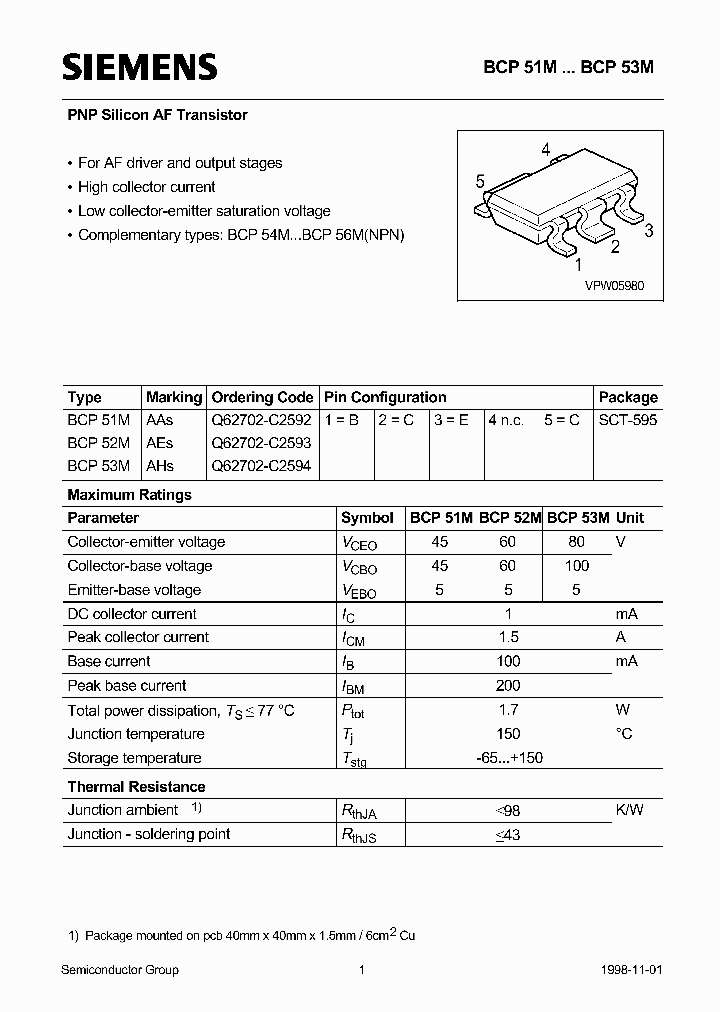 BCP52M_196278.PDF Datasheet