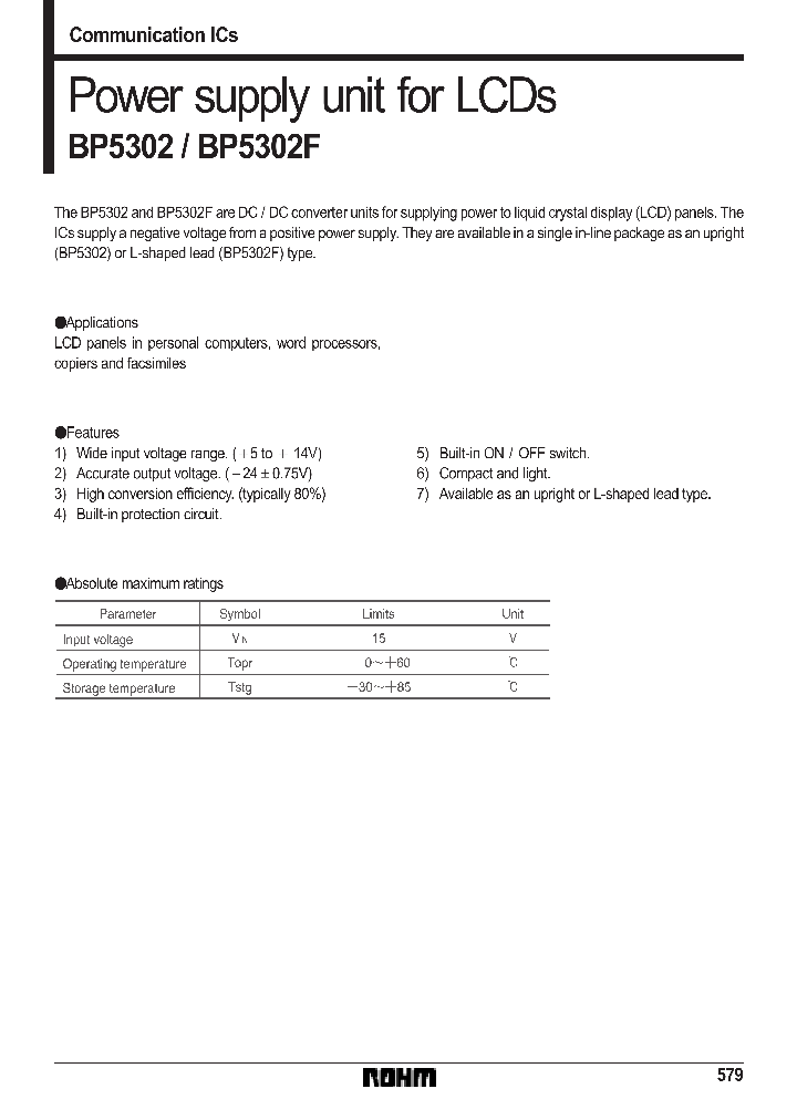 BP5302F_290762.PDF Datasheet