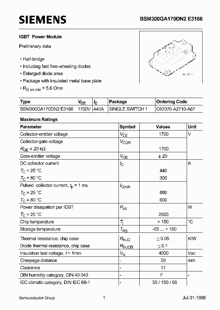 BSM300GA170DN2E3166_241041.PDF Datasheet