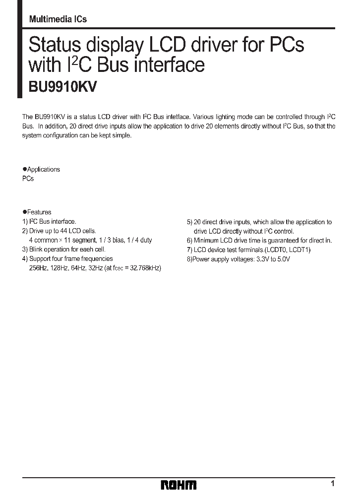 BU9910KV_296759.PDF Datasheet