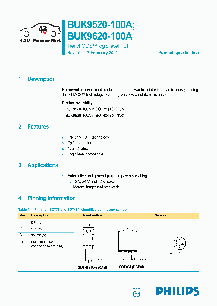 BUK9520-100A_288199.PDF Datasheet