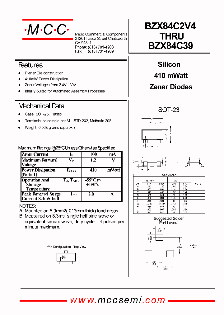 BZX84C5V1_209231.PDF Datasheet