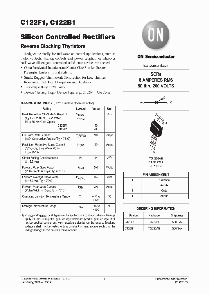 C122F1_274826.PDF Datasheet