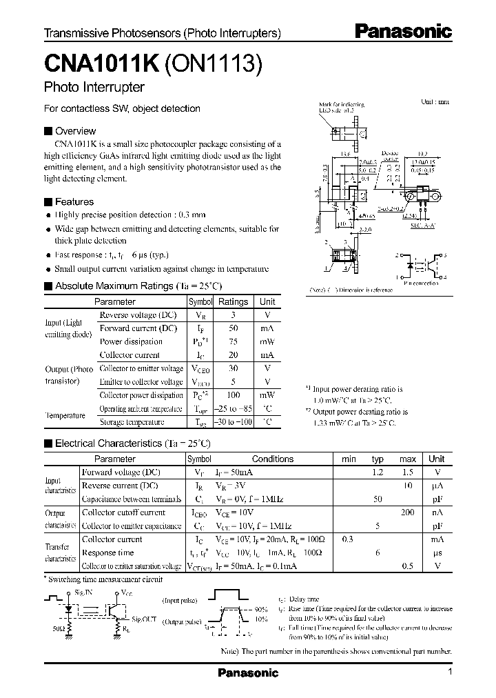 CNA1011K_285443.PDF Datasheet