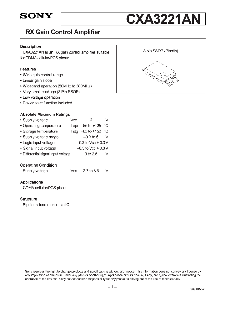 CXA3221AN_151303.PDF Datasheet