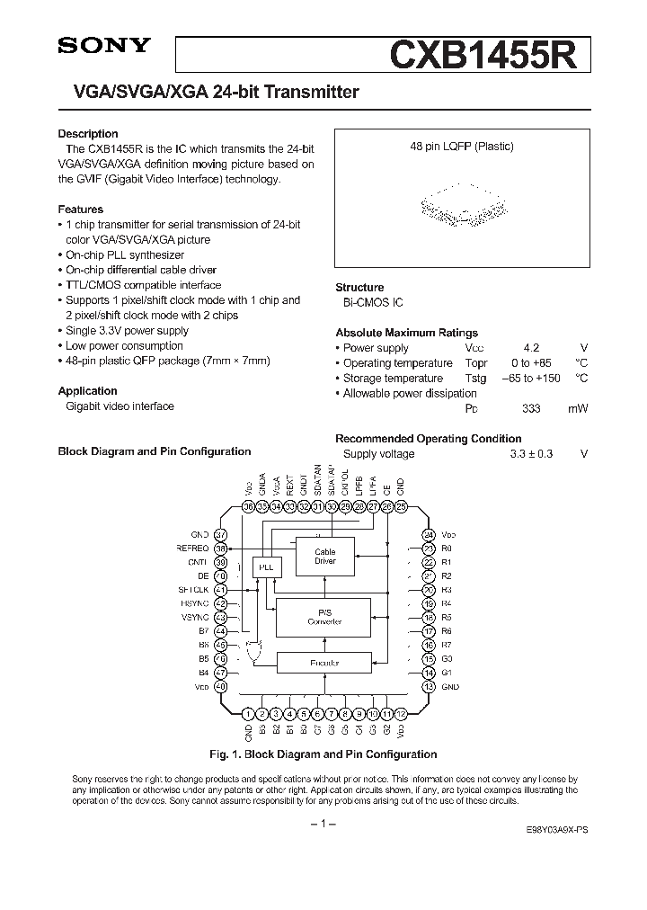 CXB1455R_294144.PDF Datasheet