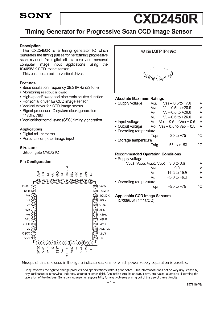 CXD2450R_284971.PDF Datasheet