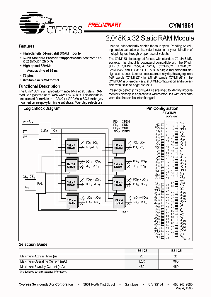 CYM1861_282464.PDF Datasheet