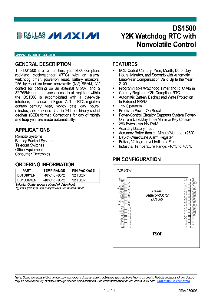 DS1500WEN_291136.PDF Datasheet