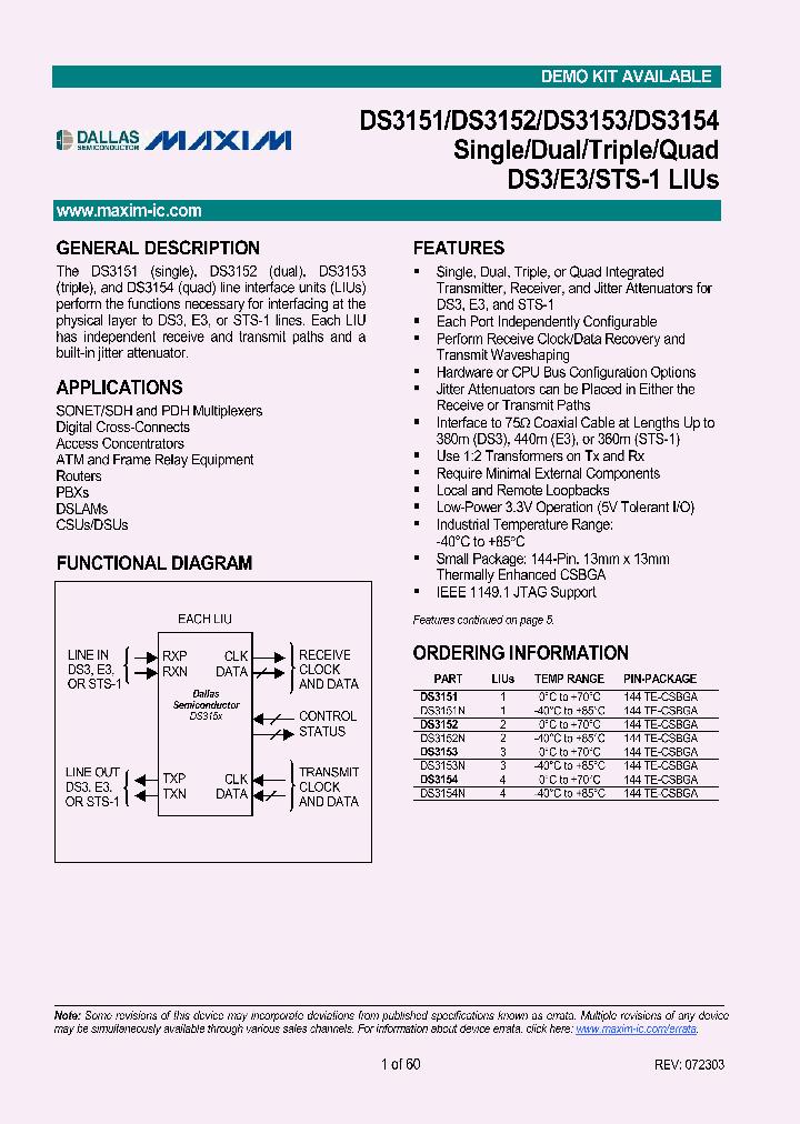 DS3153_292948.PDF Datasheet