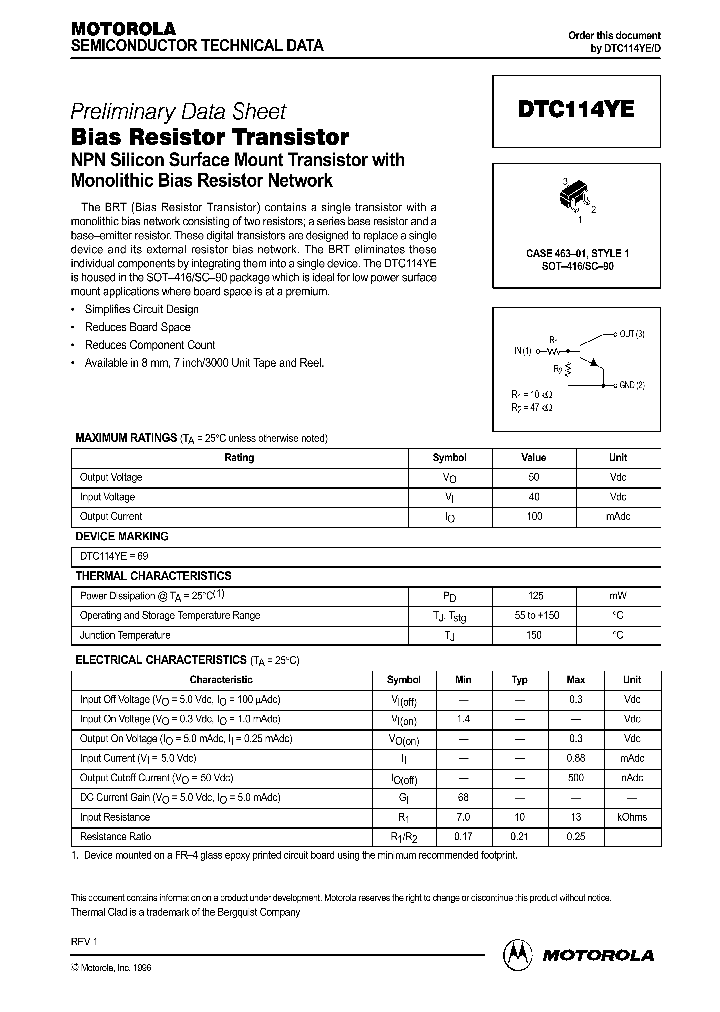 DTC114YE_24660.PDF Datasheet