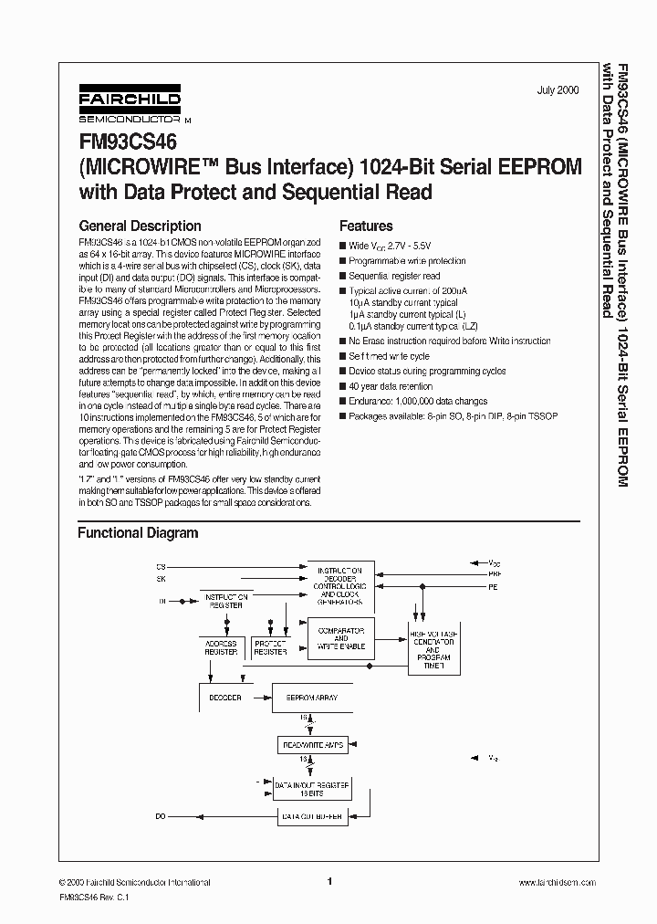 FM93CS46_250649.PDF Datasheet