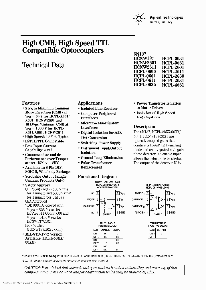 HCPL-0611_200280.PDF Datasheet