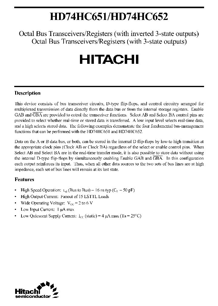 HD74HC651_206436.PDF Datasheet