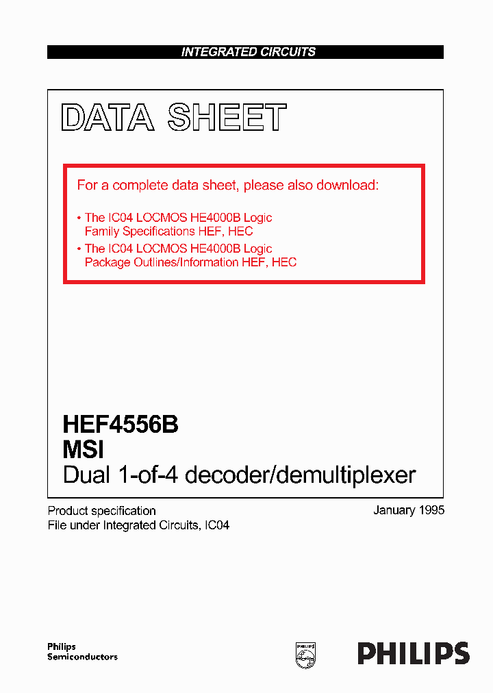 HEF4556B_255967.PDF Datasheet