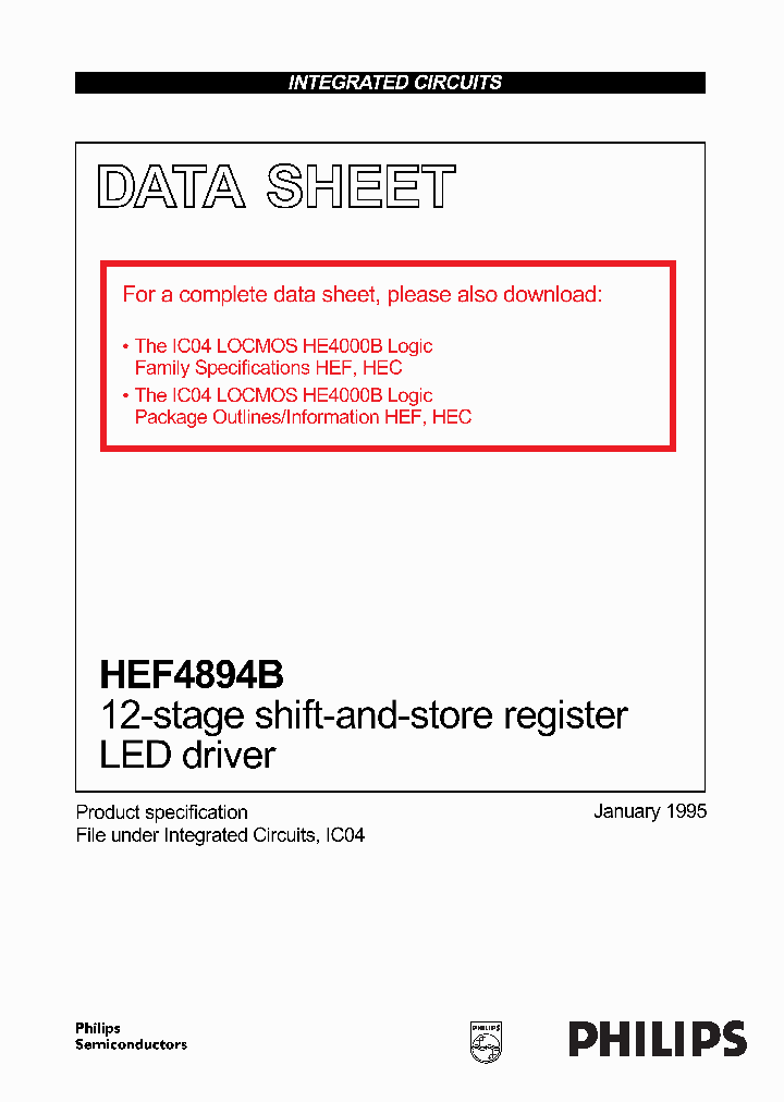 HEF4894B_285562.PDF Datasheet