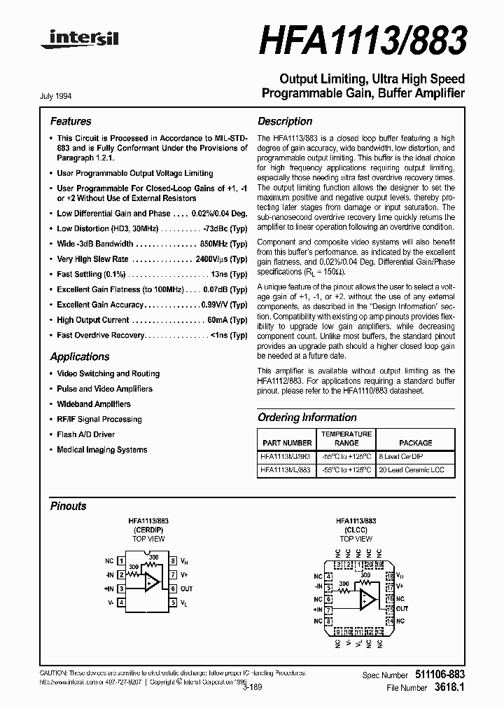 HFA1113883_286040.PDF Datasheet