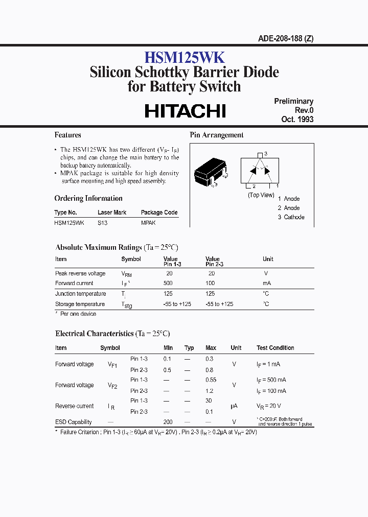 HSM125WK_280339.PDF Datasheet
