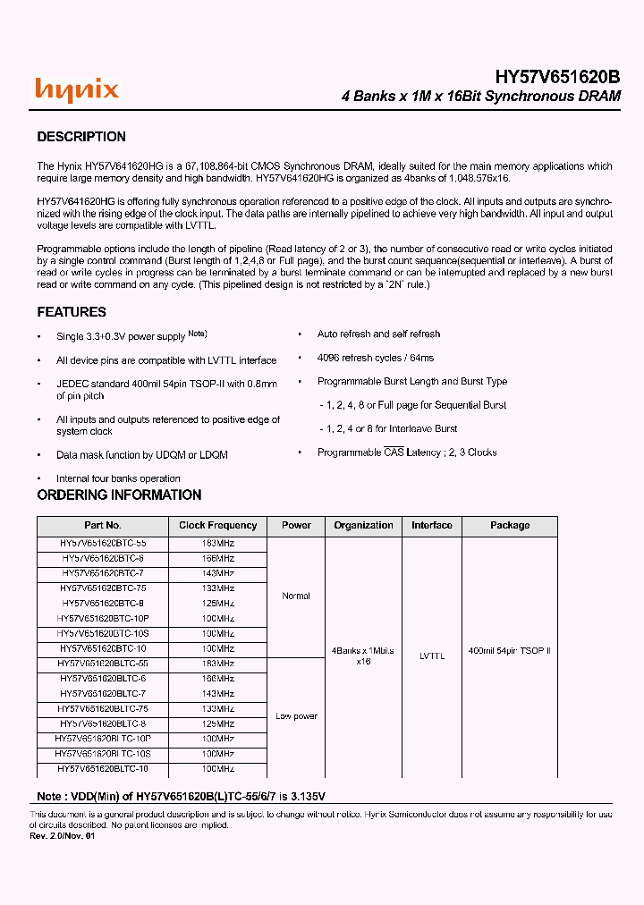 HY57V651620BTC-10S_198284.PDF Datasheet