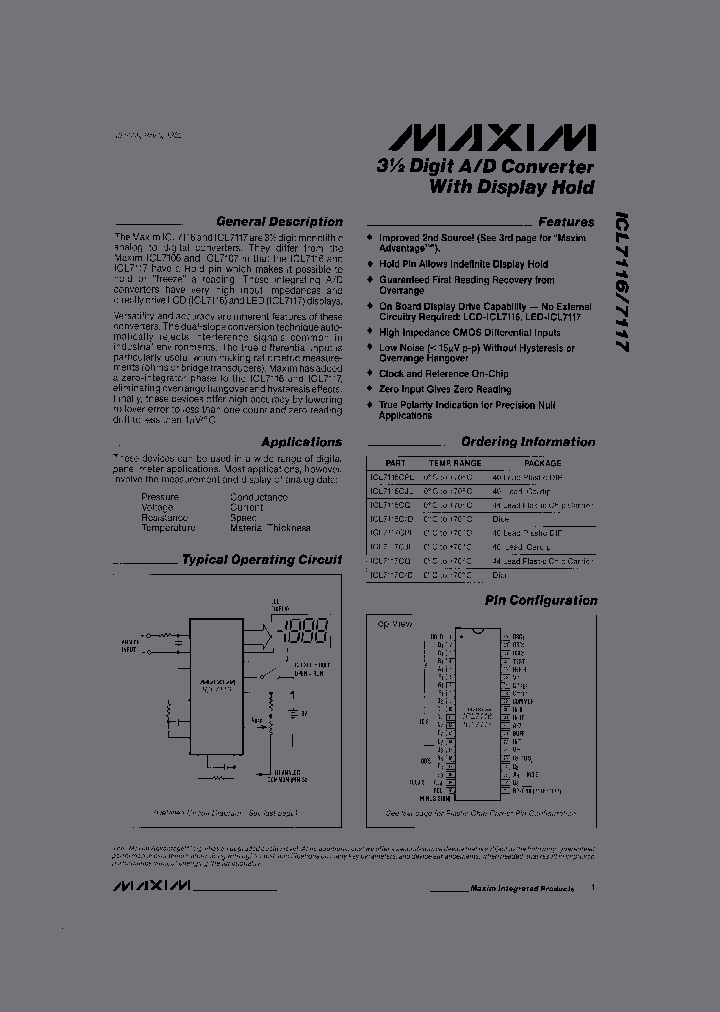 ICL7116CD_84037.PDF Datasheet