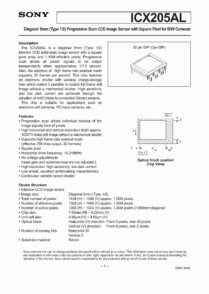 ICX205AL_302350.PDF Datasheet