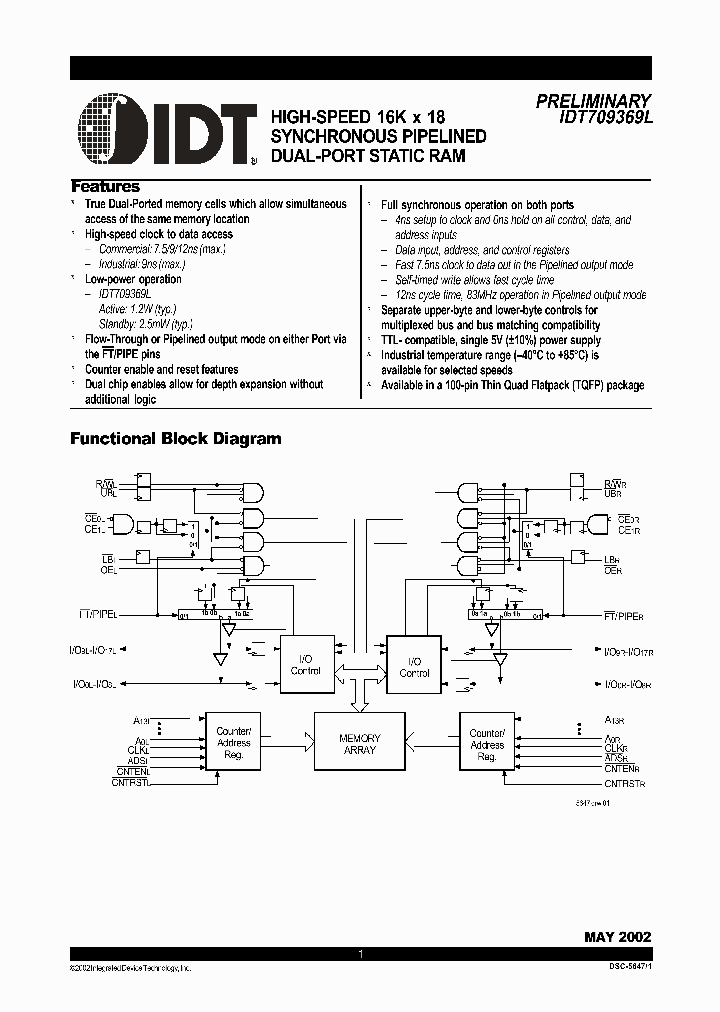 IDT709369L_235085.PDF Datasheet