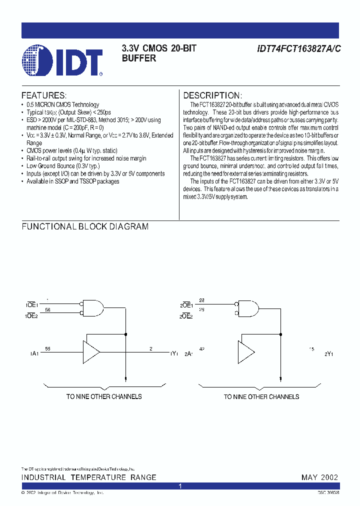 IDT74FCT163827C_293011.PDF Datasheet