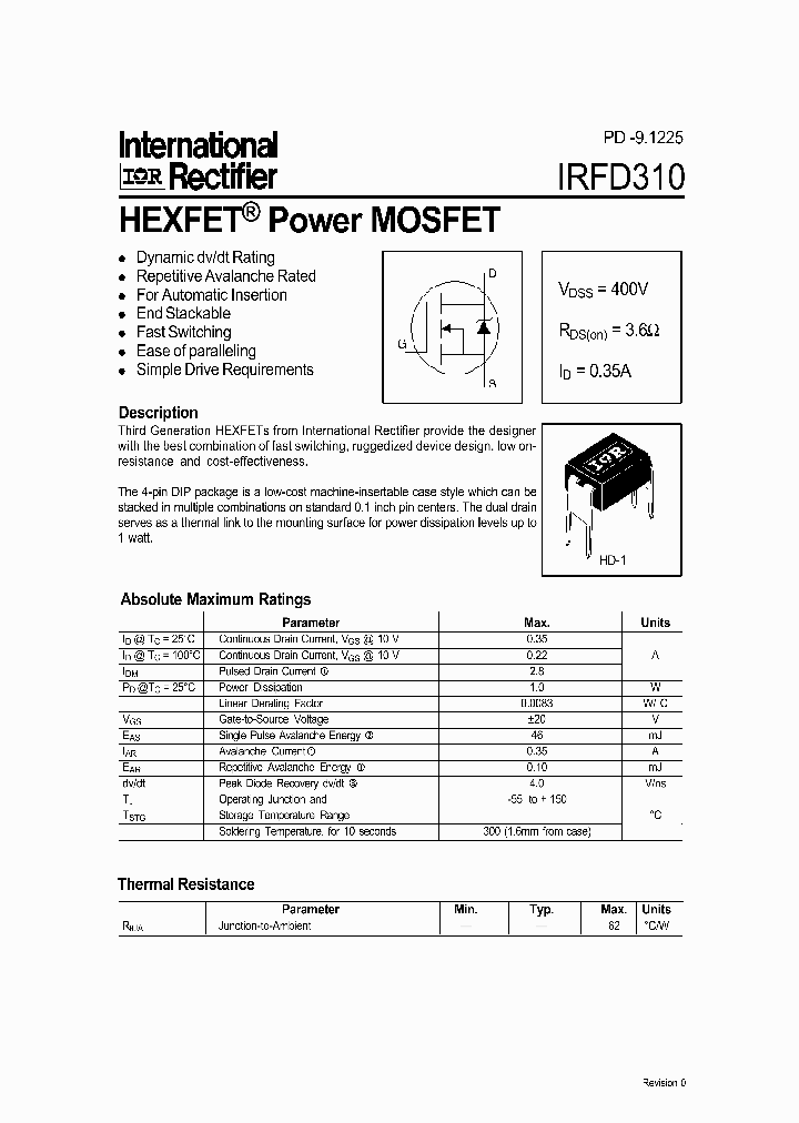 IRFD310_239021.PDF Datasheet