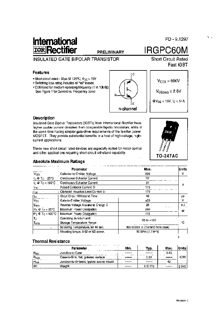 IRGPCM60_211296.PDF Datasheet