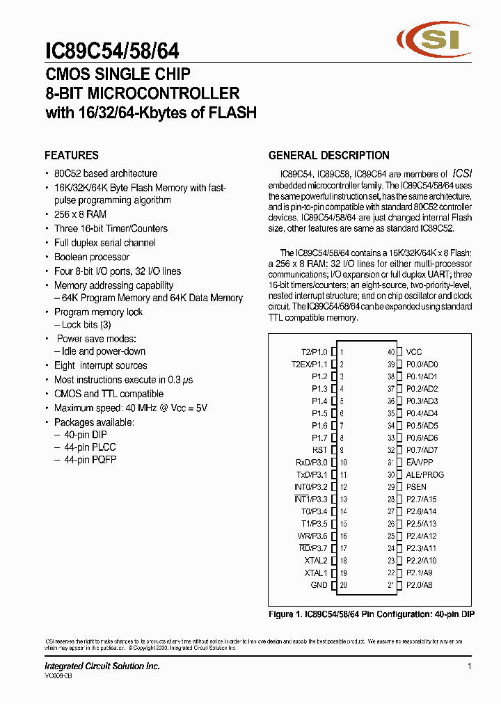 IS89C64_271497.PDF Datasheet