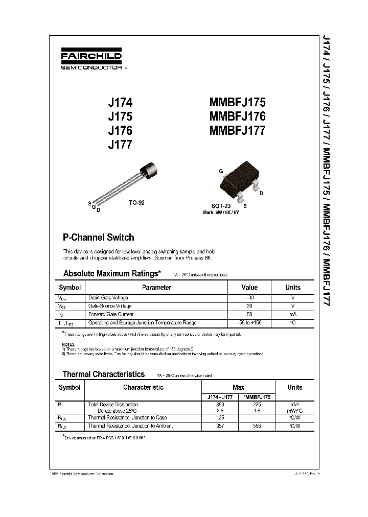 MMBFJ175_165772.PDF Datasheet