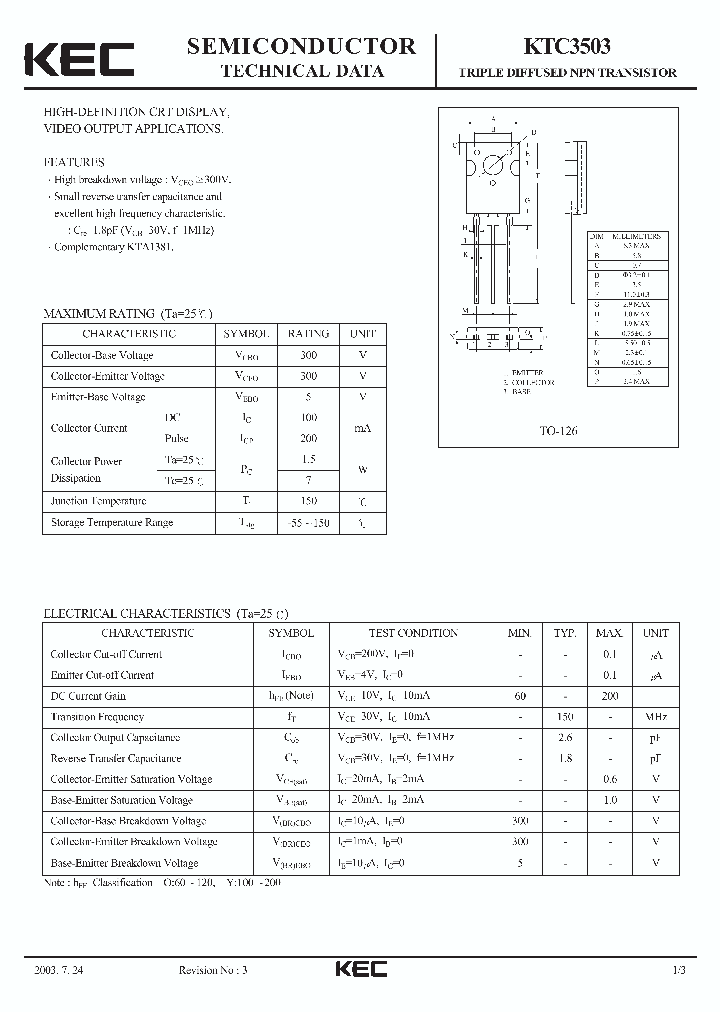 KTC3503_253361.PDF Datasheet